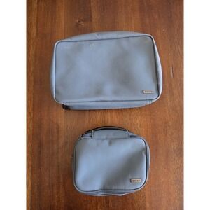 Away Travel Kit Grey Unisex Hanging Toiletry Bag and Small Toiletry Bag